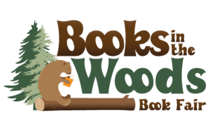 Books in the Woods Book Fair Logo